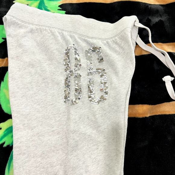 Vintage Victoria's Secret PINK Sequin Capri Sweats Joggers Size S - Picture 4 of 6